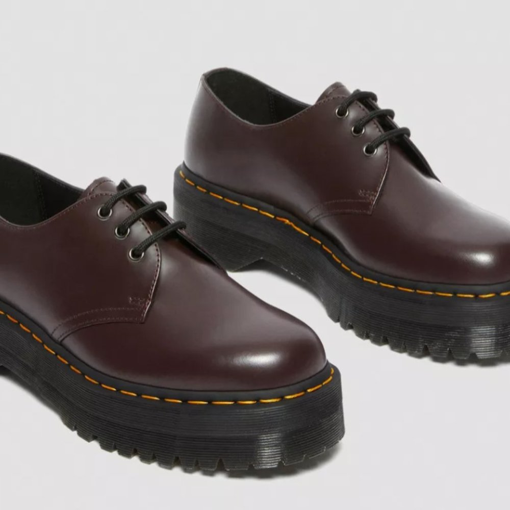 DR. DOC MARTENS 1461 PLATFORM BURGANDY 27332626